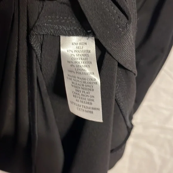 Connected Apparel Dress 8 Black Sparkle Drape Nwot Stretch Formal Mother Bride - Picture 5 of 10